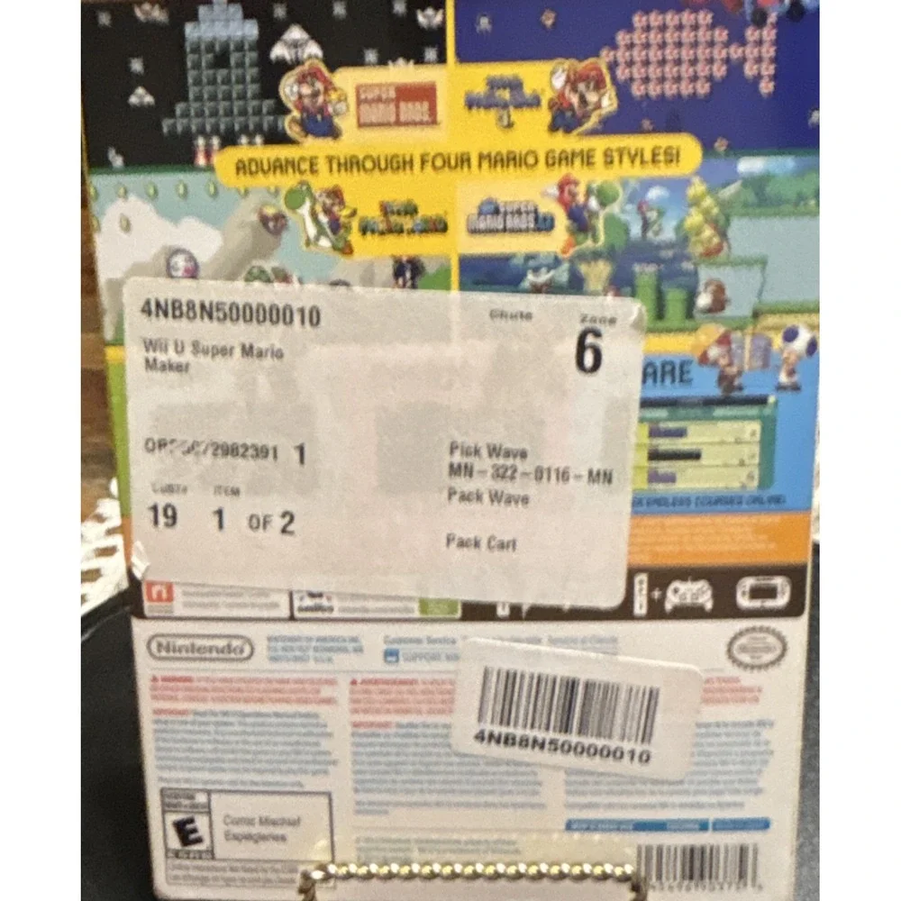 Nintendo Wii U Super Mario Maker 2015 Complete Untested NTSC READ